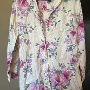Vintage Ralph Lauren floral cotton night shirt
